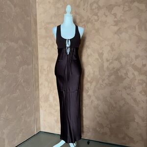 CHRISTOPHER ESBER
Fasten Draped Wool-Cashmere Midi Dress purple